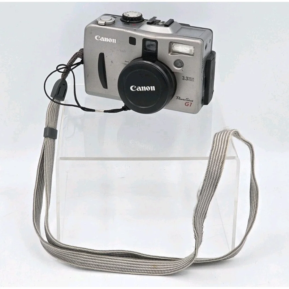 Canon PowerShot G1 3.3MP‎ Digital Camera w/3x Zoom & CF Card (UNTESTED) No Batt